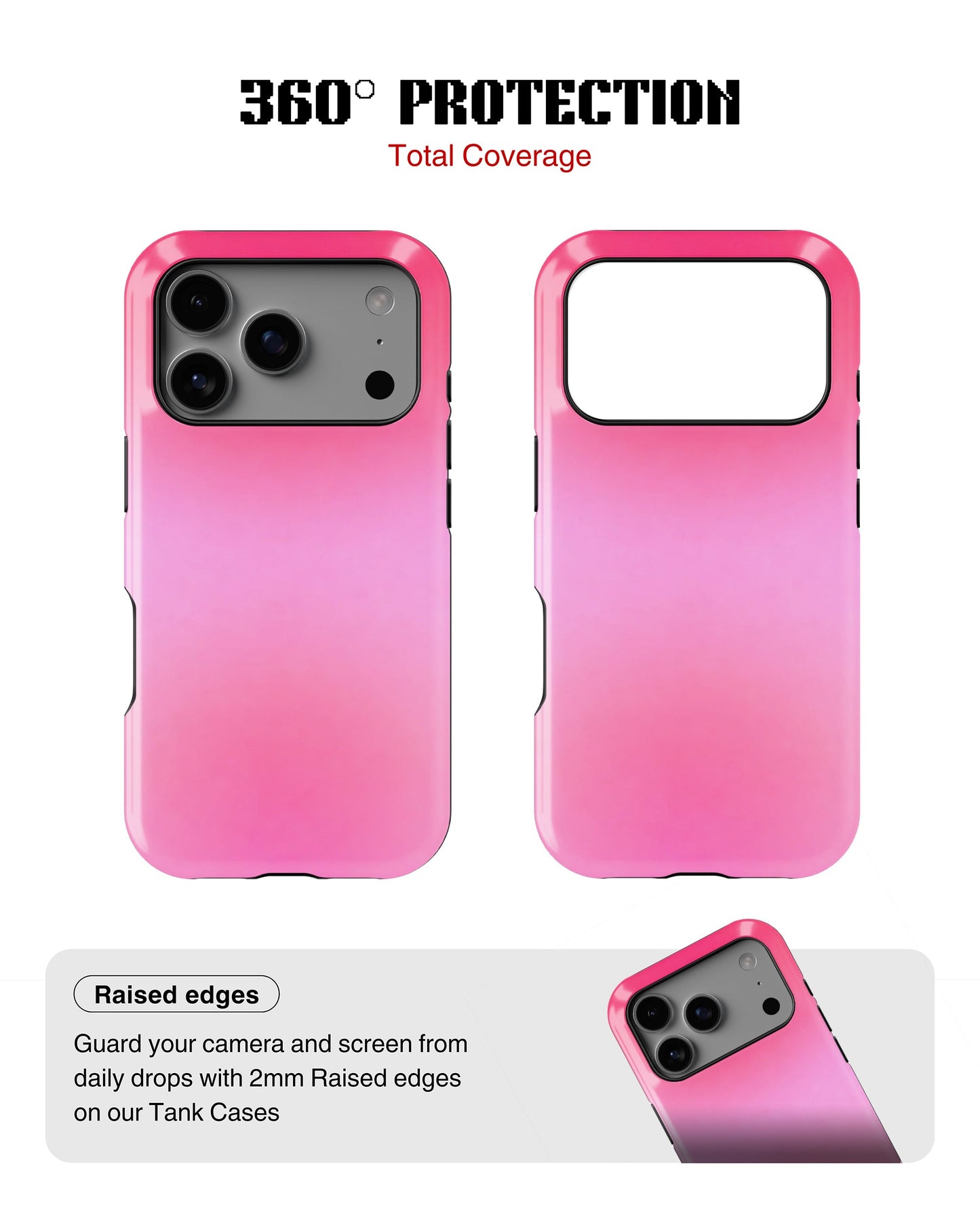 iPhone 17 Pro Tank Case | Girls Aesthetics (Pink Mist)