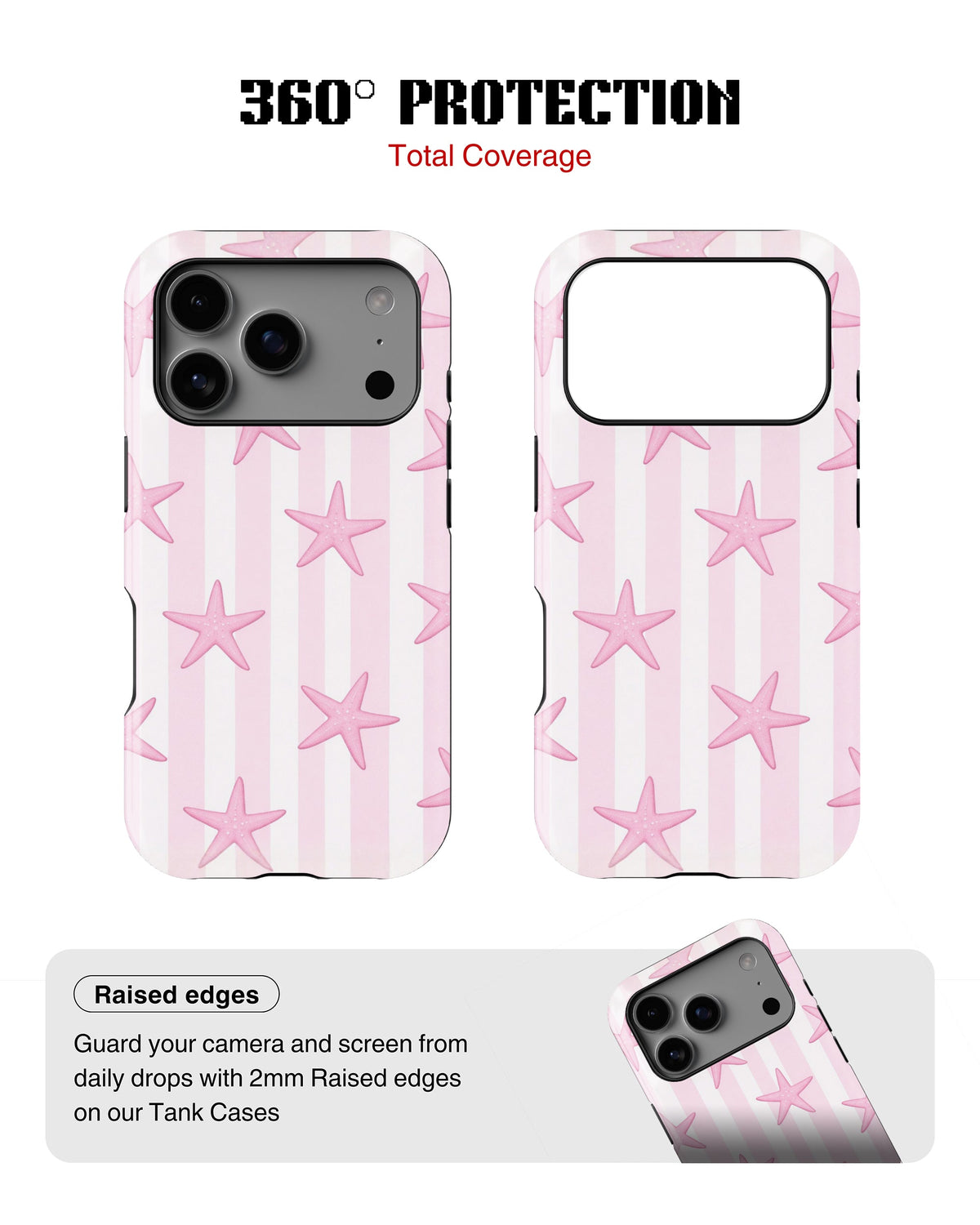 iPhone 17 Pro Tank Case | Girls Aesthetics (Pink Starlet)