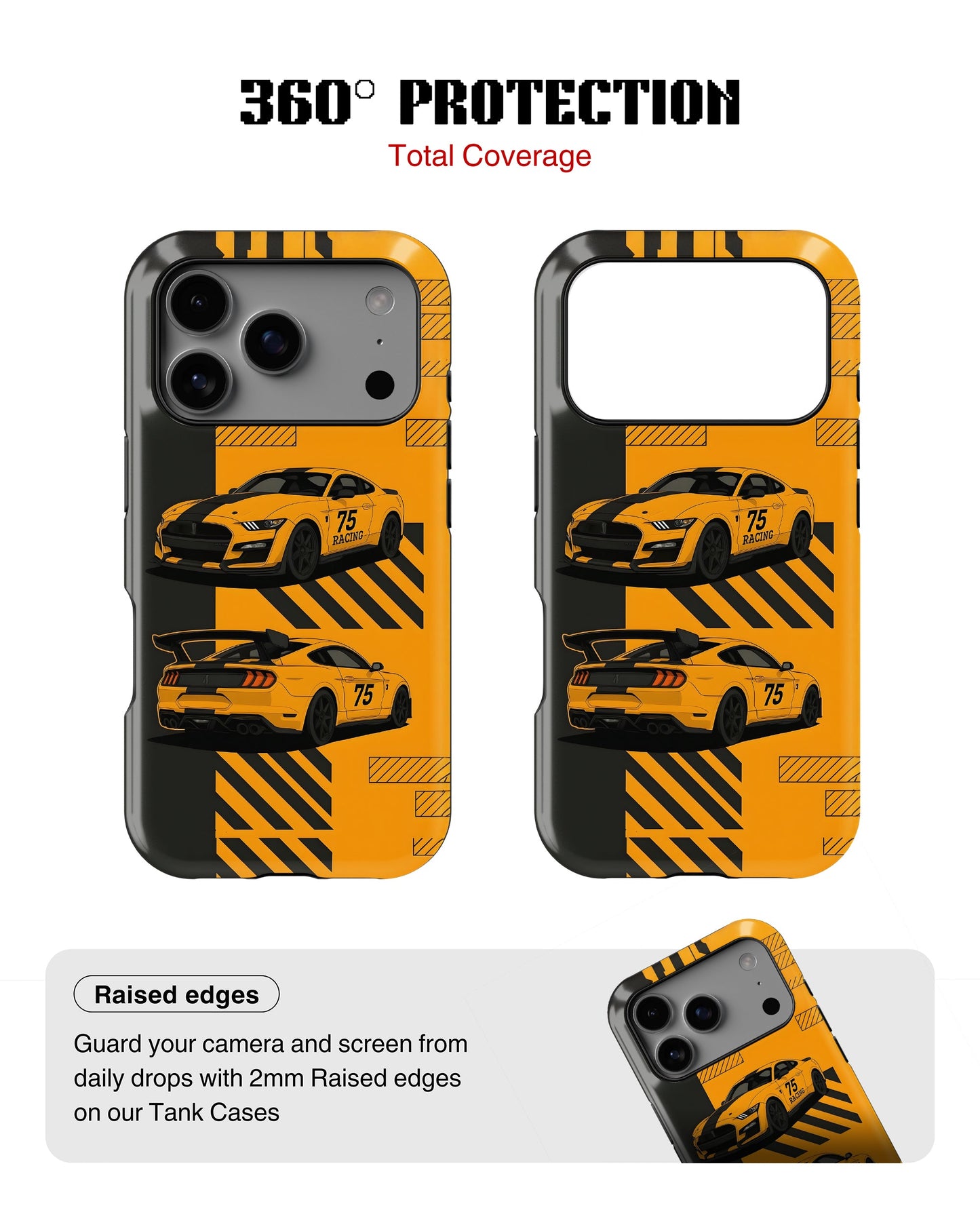 iPhone 17 Pro Tank Case | Sports Car (Racing 75)