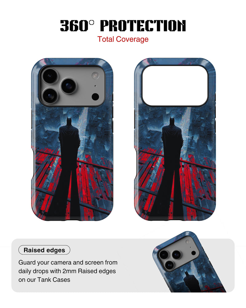 iPhone 17 Pro Max Tank Case | Superhero (Red Horizon)