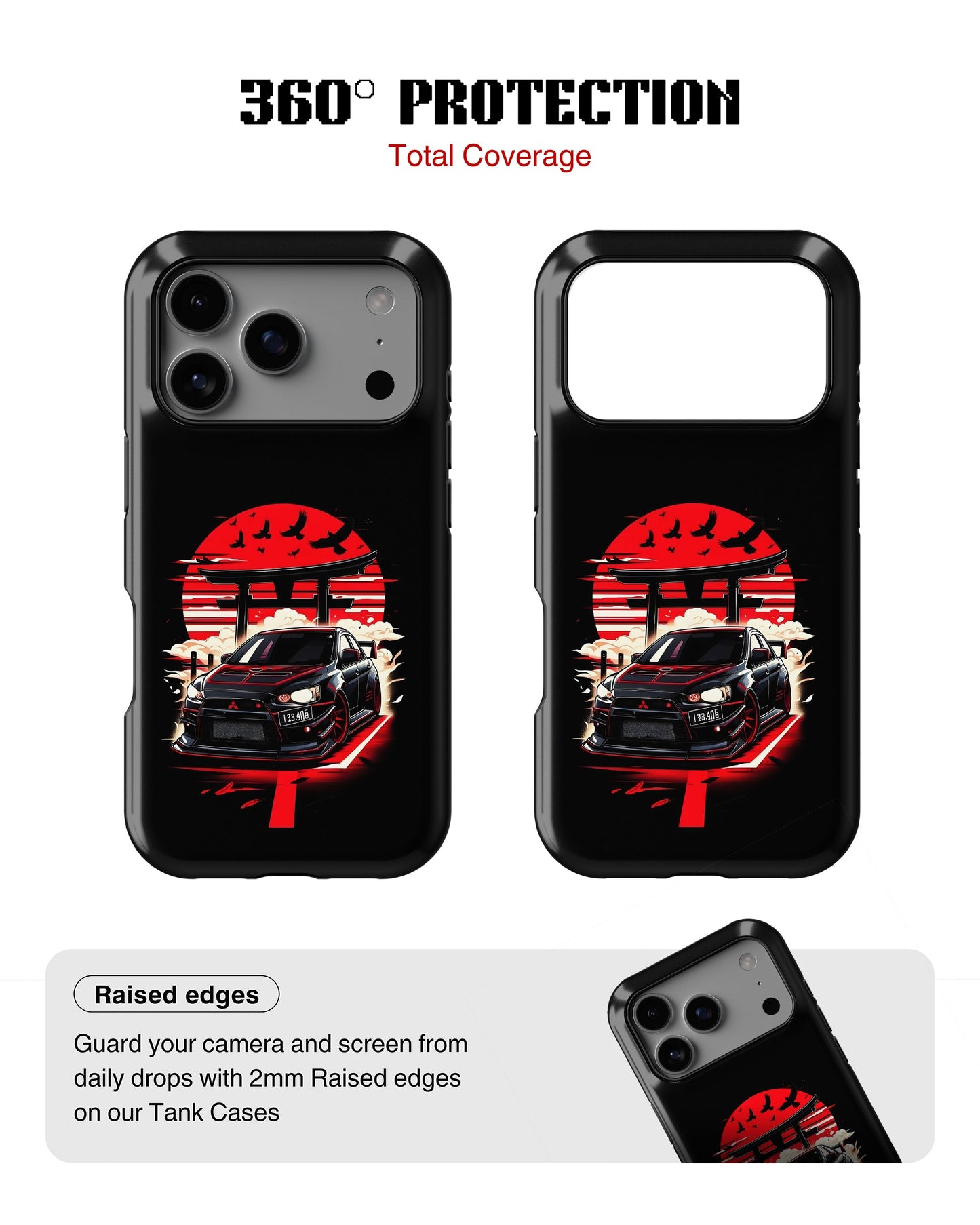 iPhone 17 Pro Tank Case | Sports Car (Rising Sun)