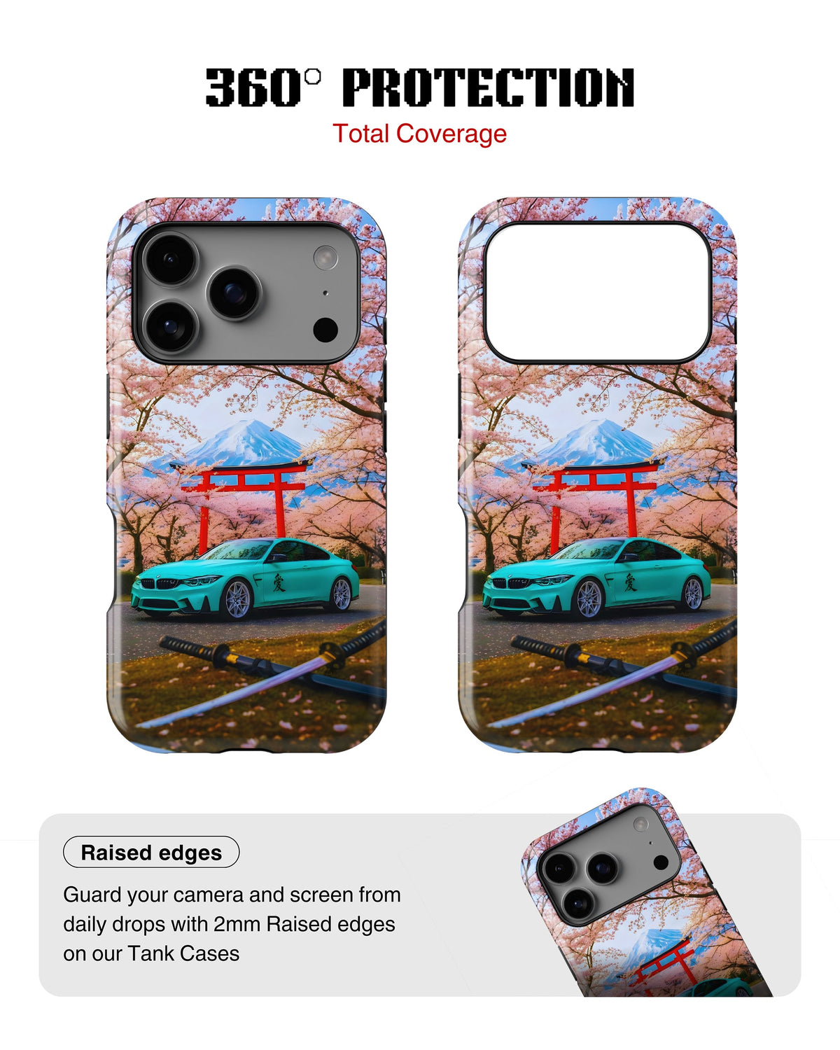 iPhone 17 Pro Tank Case | Sports Car (Sakura Run)