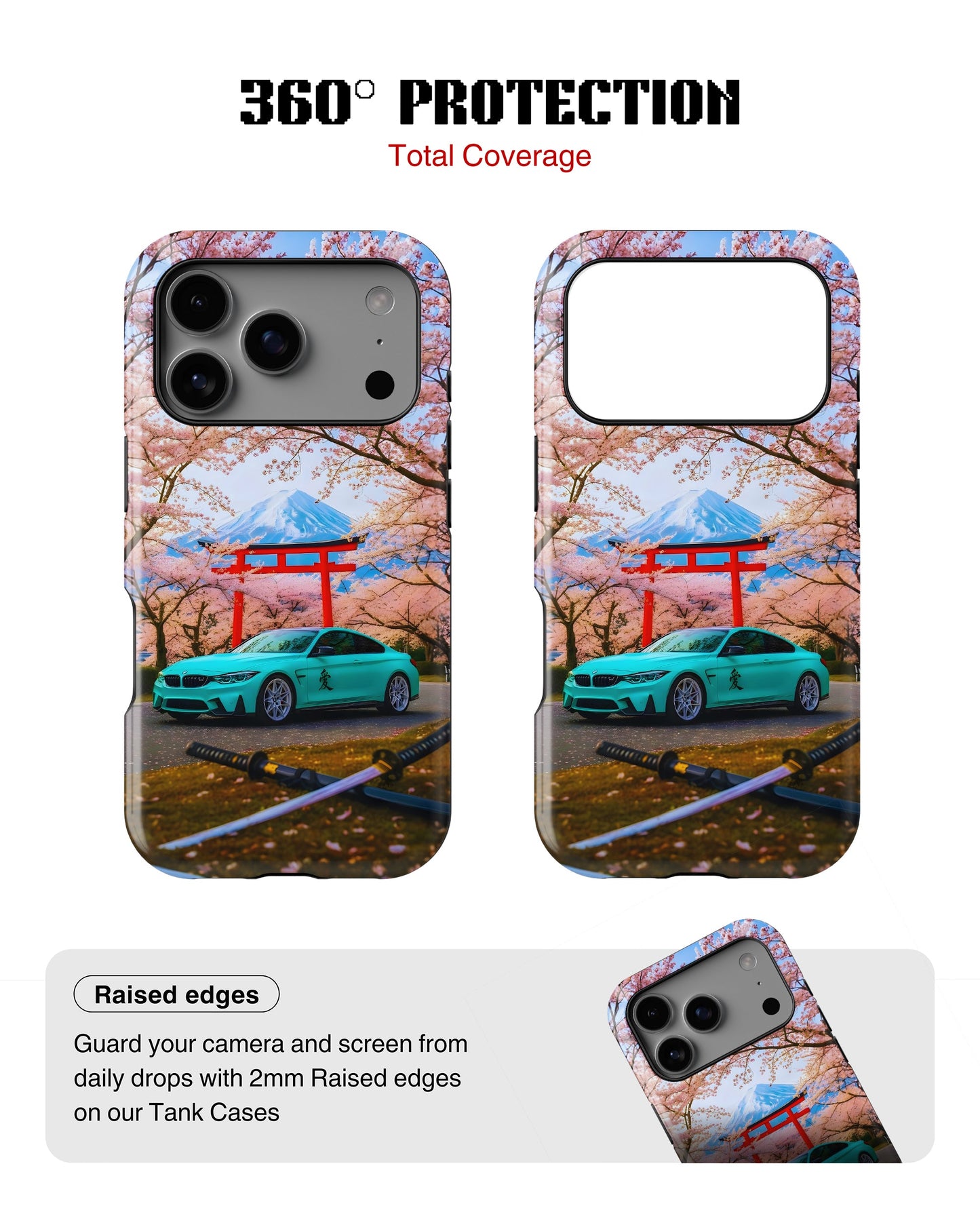iPhone 17 Pro Max Tank Case | Sports Car (Sakura Run)