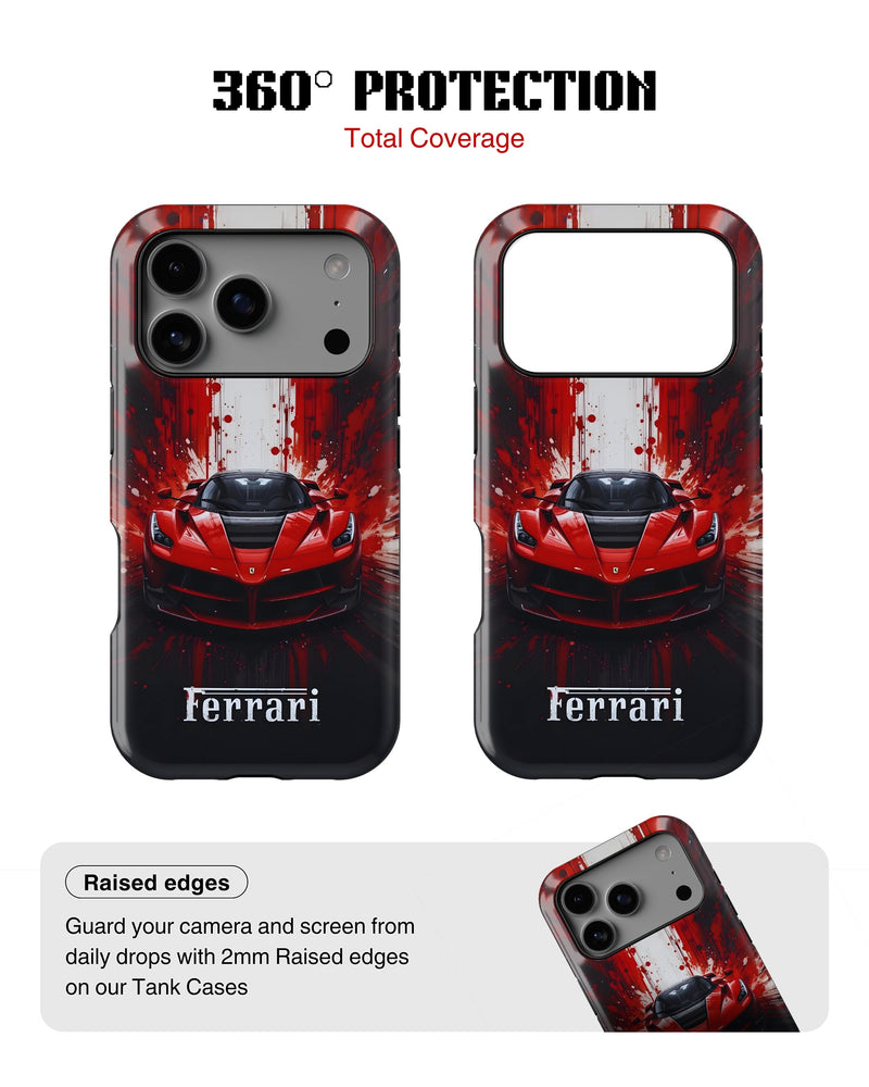 iPhone 17 Pro Tank Case | Sports Car (Scarlet Fury)