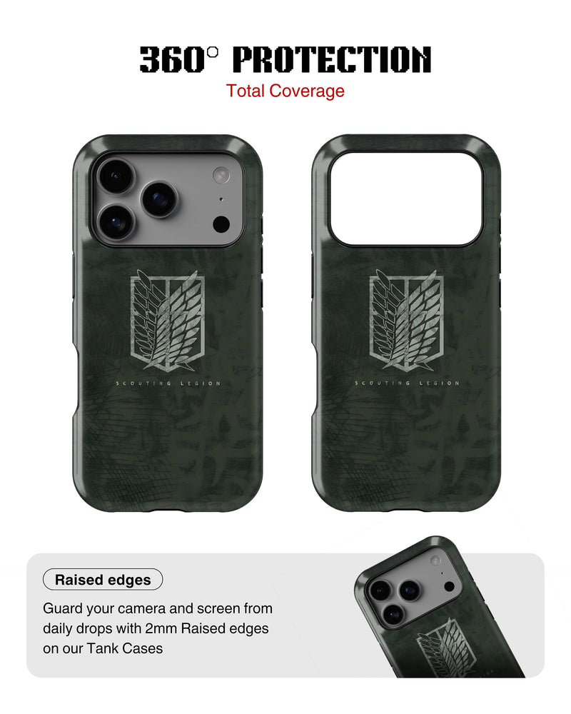 iPhone 17 Pro Tank Case | Anime (Scouting Wings)