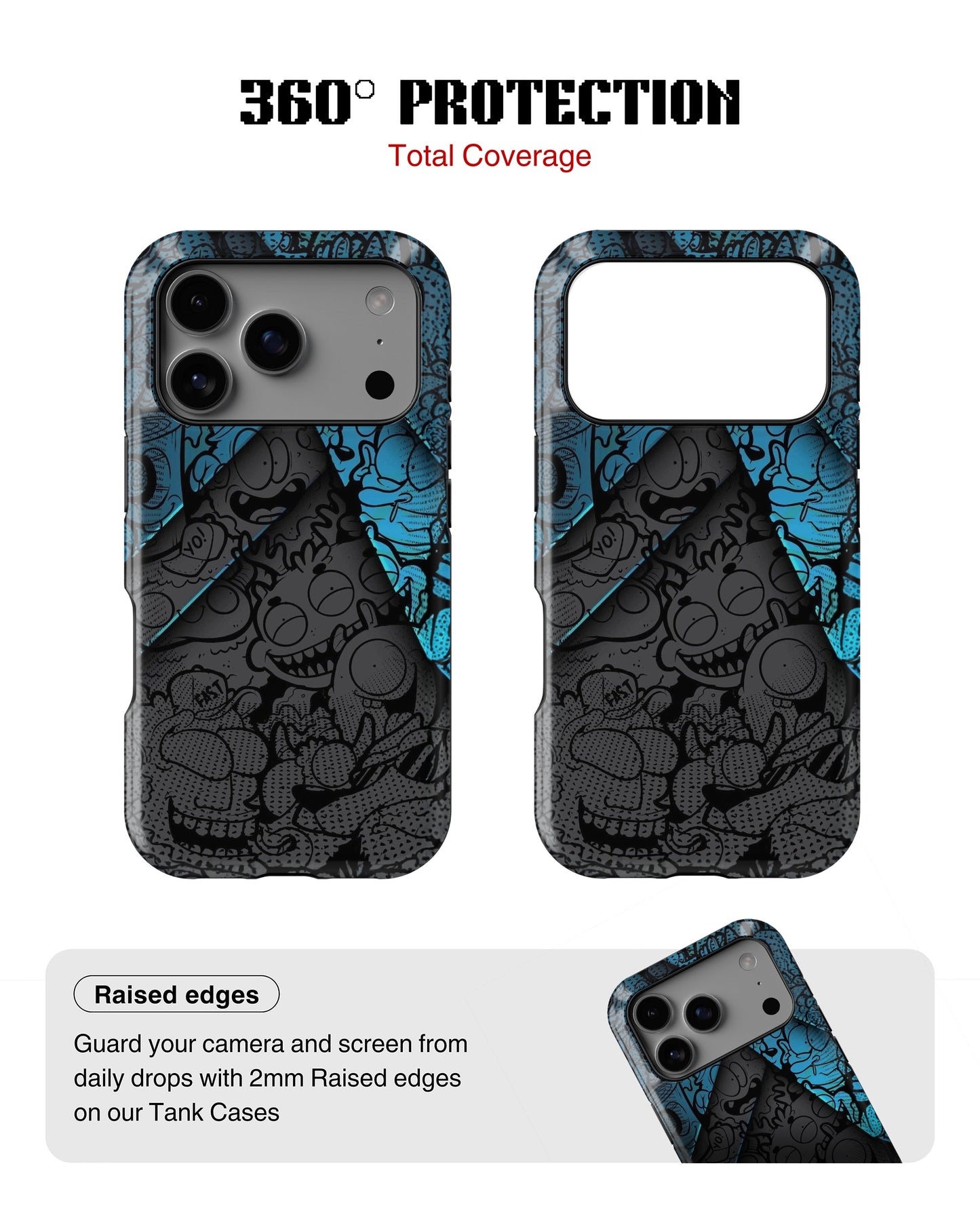 iPhone 17 Pro Tank Case | Modernism (Shadow Crowd)