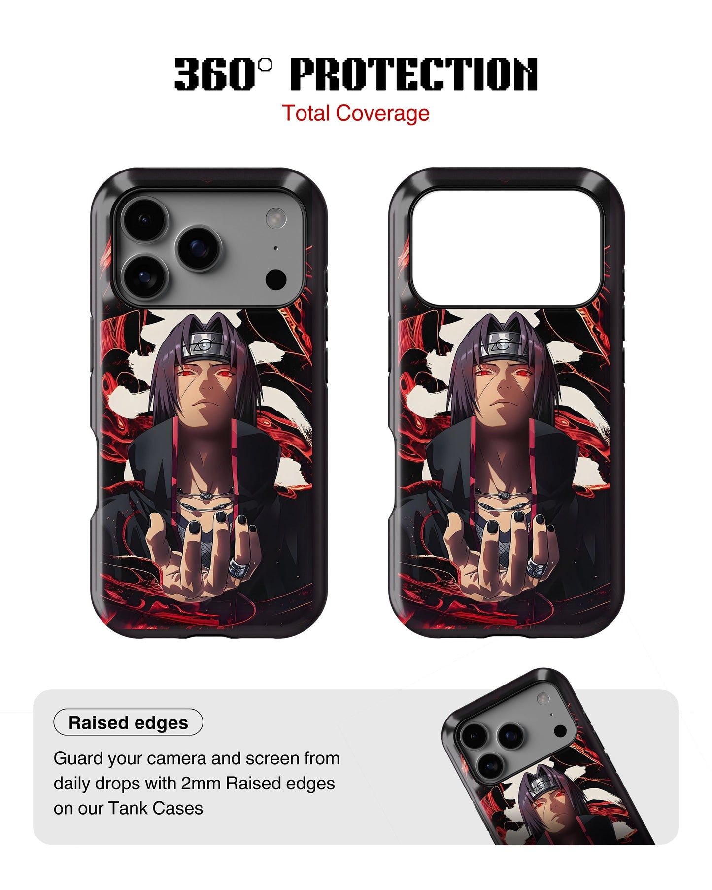 iPhone 17 Pro Max Tank Case | Anime (Silent Itachi)