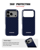 iPhone 17 Pro Tank Case | Textures (Starlight Navy)