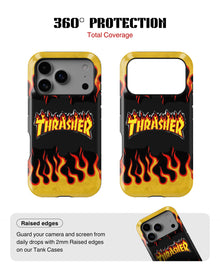 iPhone 17 Pro Max Tank Case | Modernism (Thrasher Flame)