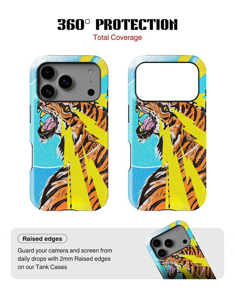 iPhone 17 Pro Tank Case | Modernism (Thunder Roar)