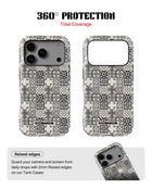 iPhone 17 Pro Max Tank Case | Textures (Vintage Mosaic)