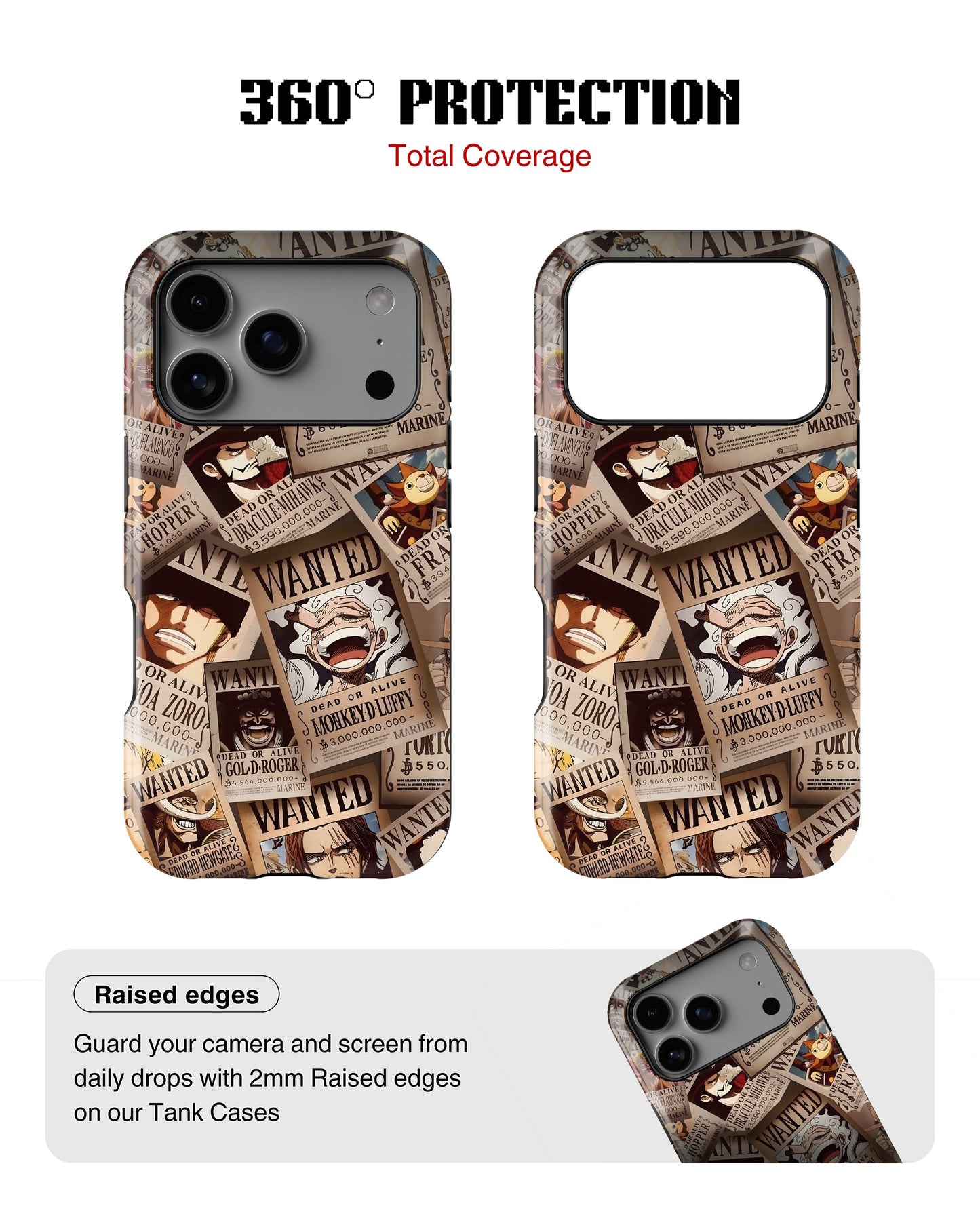 iPhone 17 Pro Max Tank Case | Anime (Wanted Luffy)