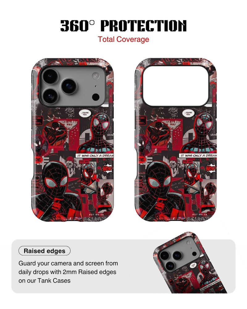 iPhone 17 Pro Tank Case | Superhero (Web Chaos)