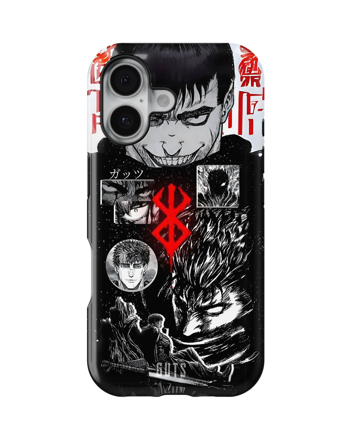 iPhone 16 Plus Tank Case | Anime (Black Swordsman)