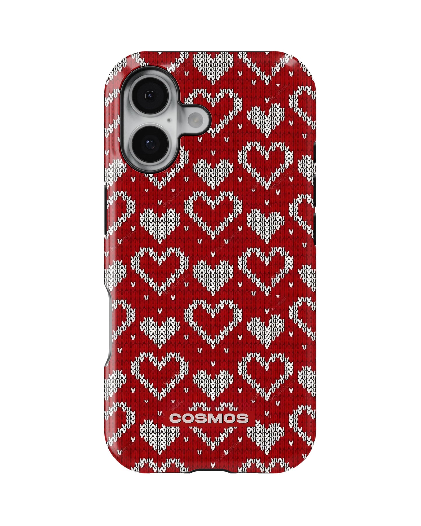 iPhone 16 Plus Tank Case | Textures (Candy Hearts)