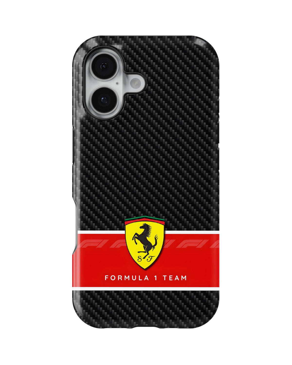iPhone 16 Tank Case | Formula 1 (Carbon Ferrari)