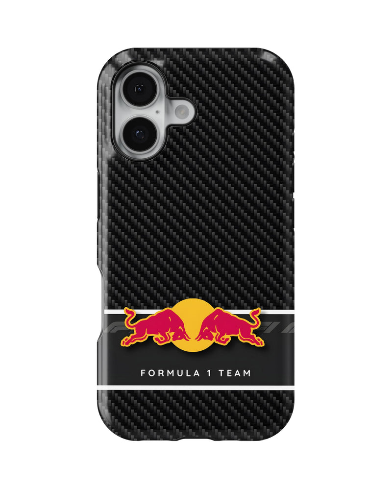 iPhone 16 Plus Tank Case | Formula 1 (Carbon Redbull)