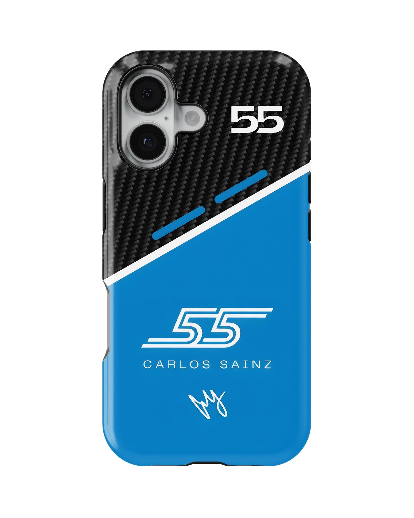iPhone 16 Plus Tank Case | Formula 1 (Carlos Sainz)