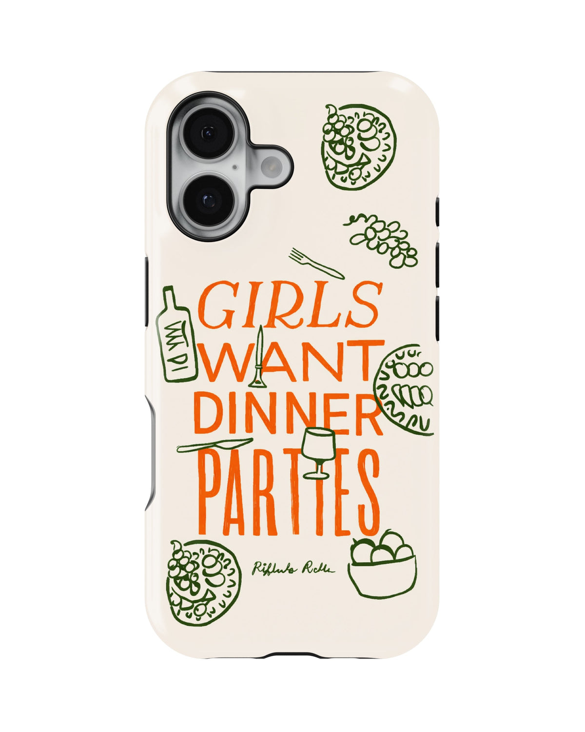 iPhone 16 Tank Case | Girls Aesthetics (Dinner Party)
