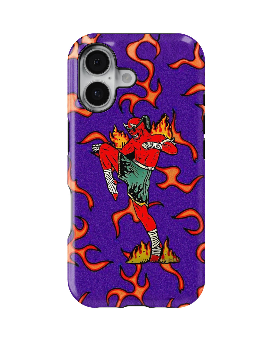 iPhone 16 Tank Case | Modernism (Fire Runner)