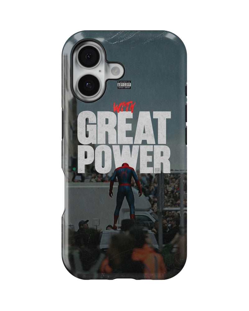 iPhone 16 Tank Case | Superhero (Great Power)