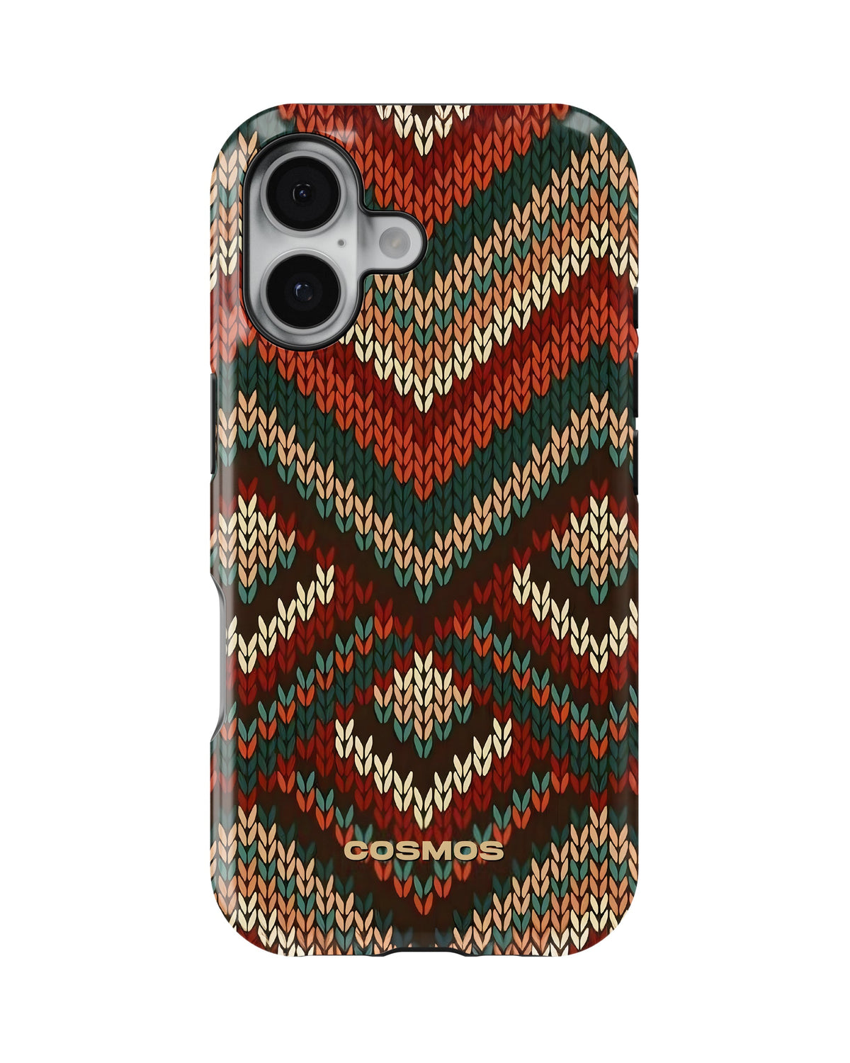 iPhone 16 Plus Tank Case | Textures (Heritage Knit)