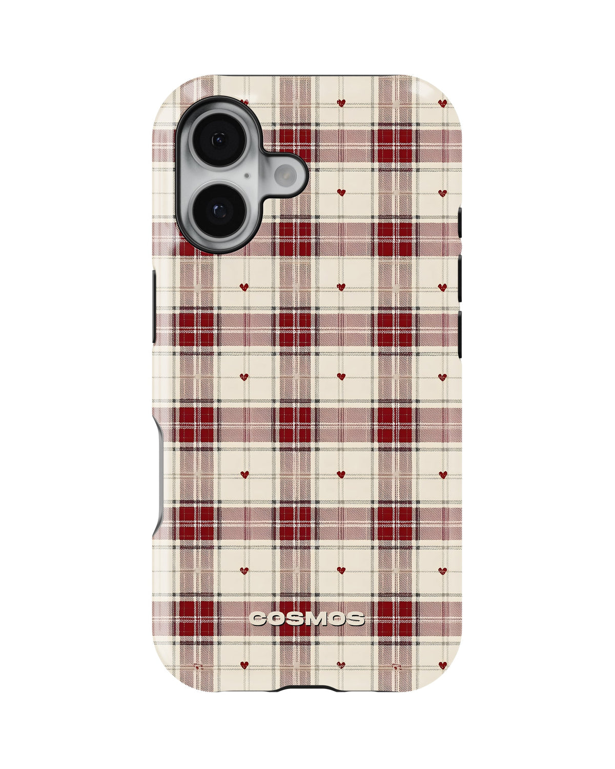 iPhone 16 Tank Case | Textures (Heritage Plaid)