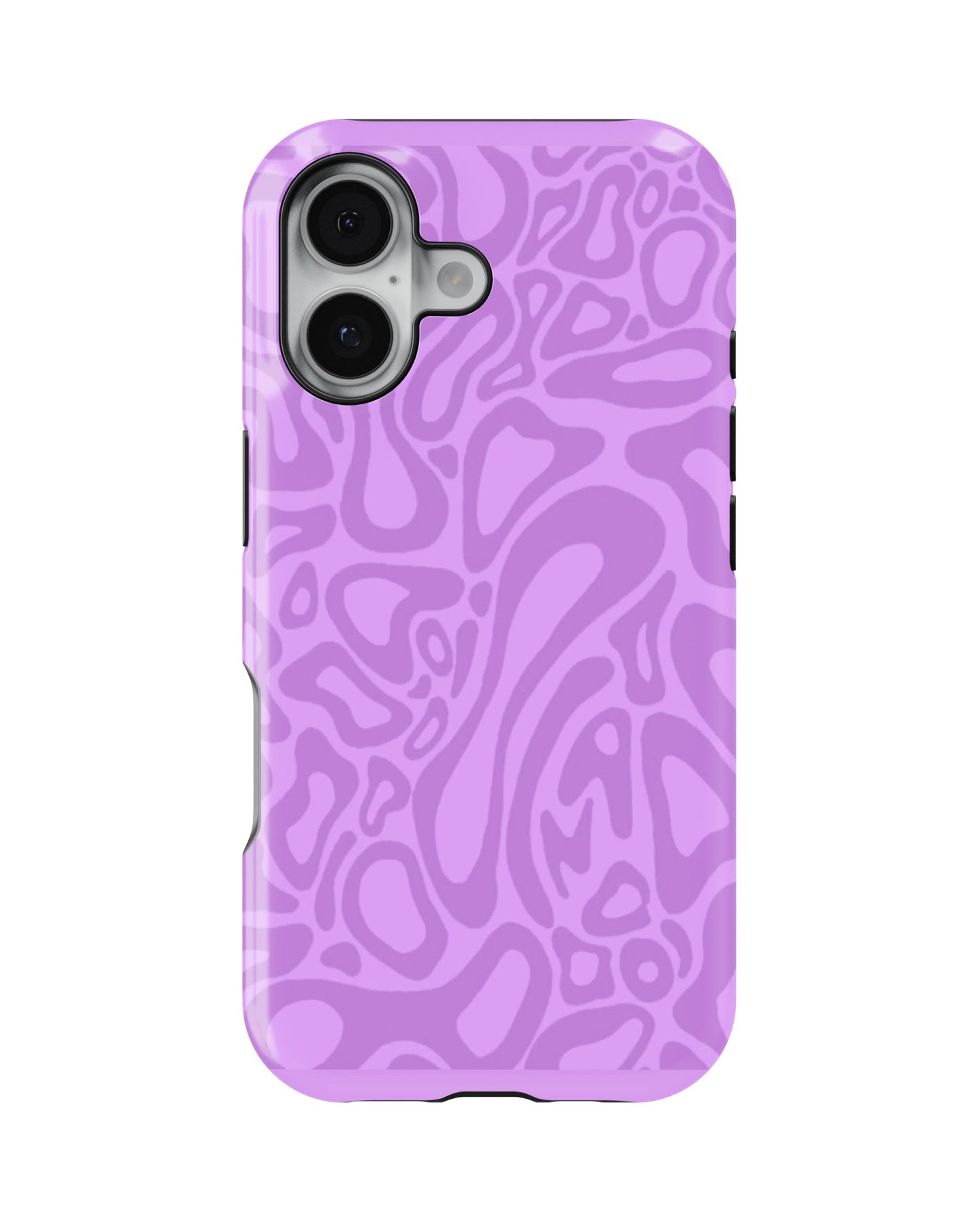 iPhone 16 Plus Tank Case | Modernism (Lilac Melt)