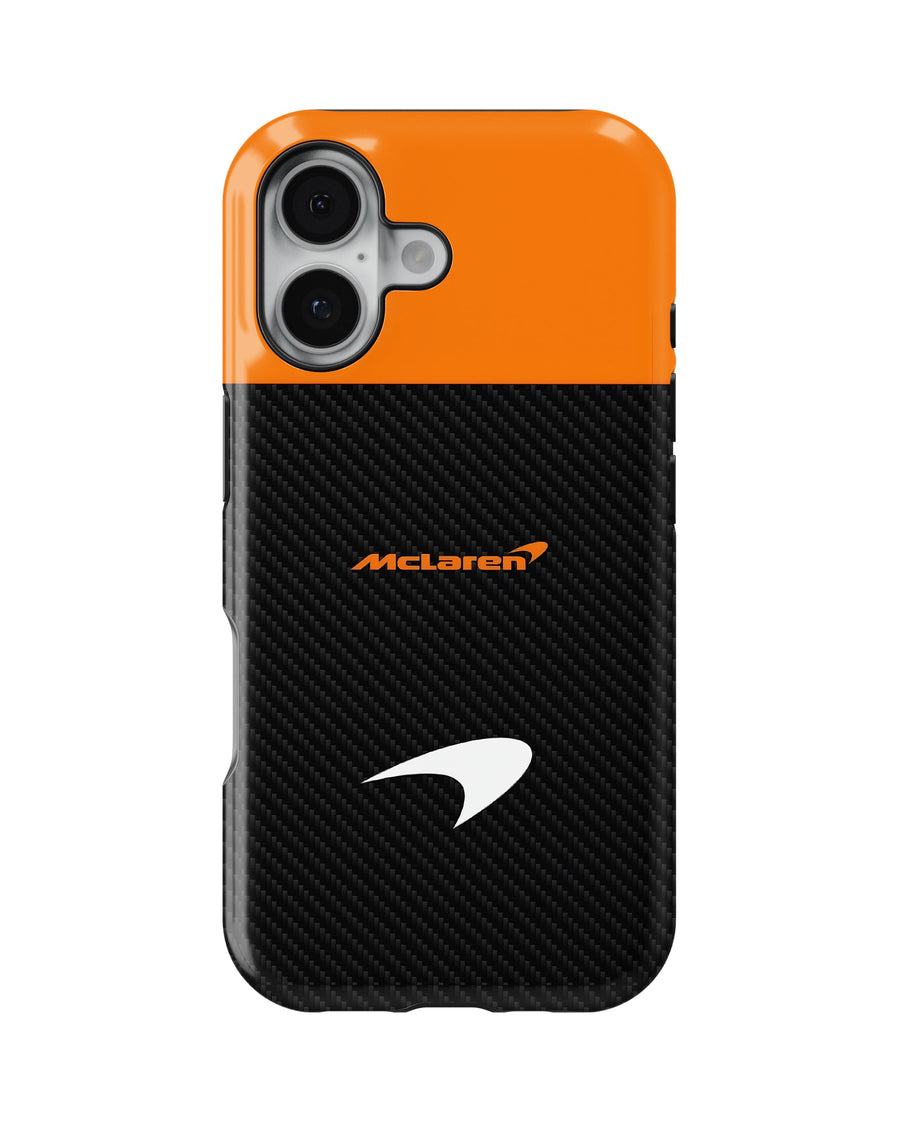 iPhone 16 Tank Case | Formula 1 (McLaren Carbon)