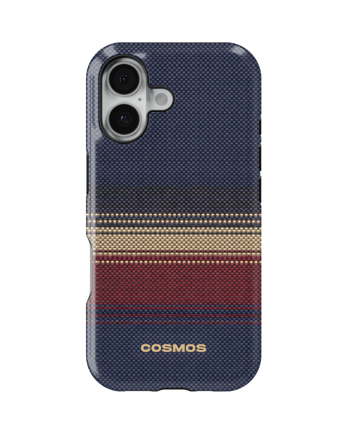 iPhone 16 Tank Case | Textures (Midnight Border)