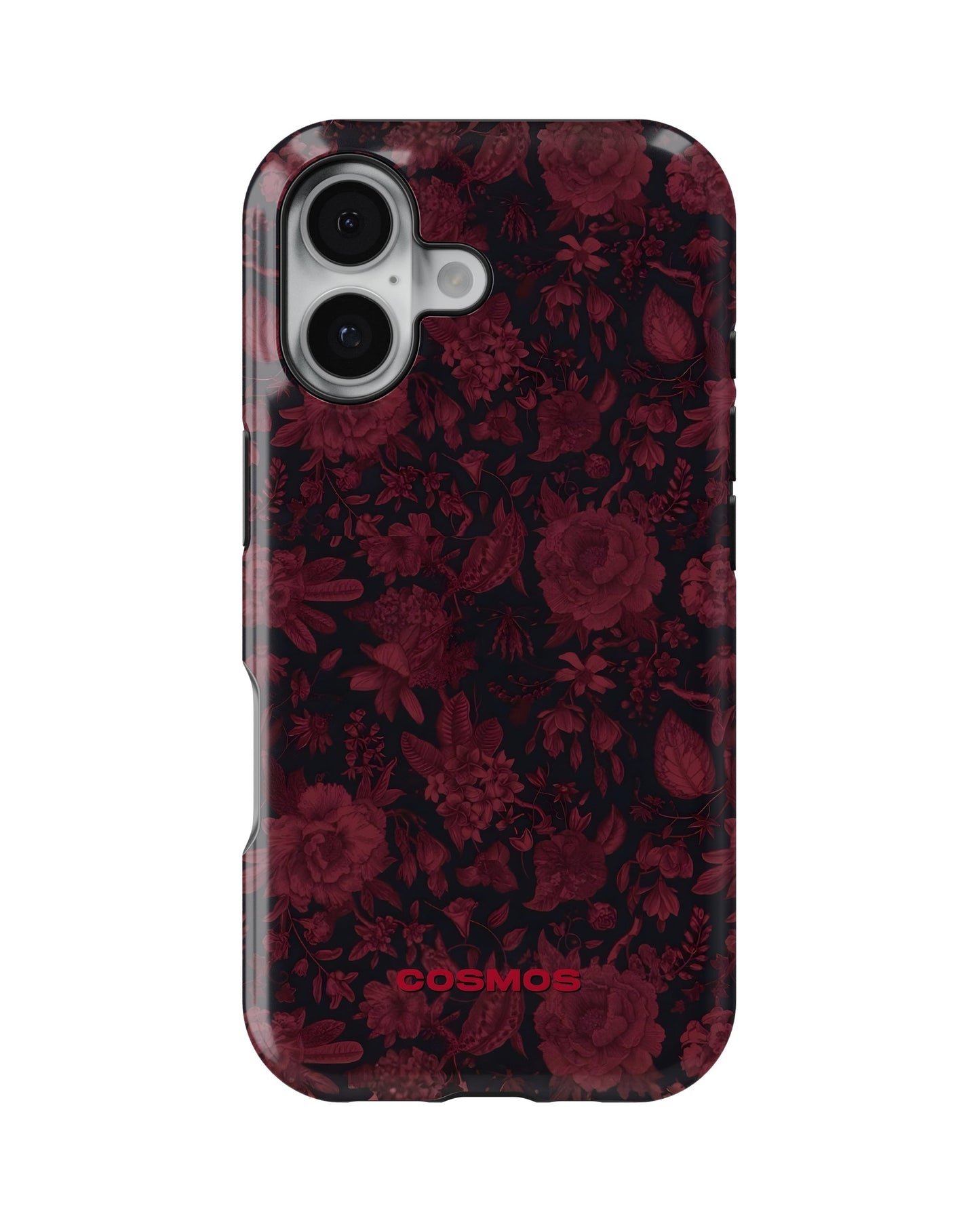 iPhone 16 Plus Tank Case | Textures (Midnight Rose)