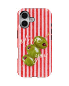 iPhone 17 Tank Case | Girls Aesthetics (Olive Love)