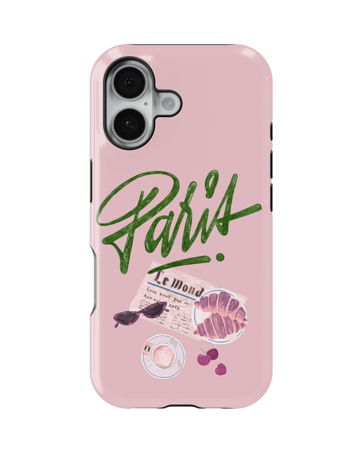 iPhone 16 Tank Case | Girls Aesthetics (Paris Pink)