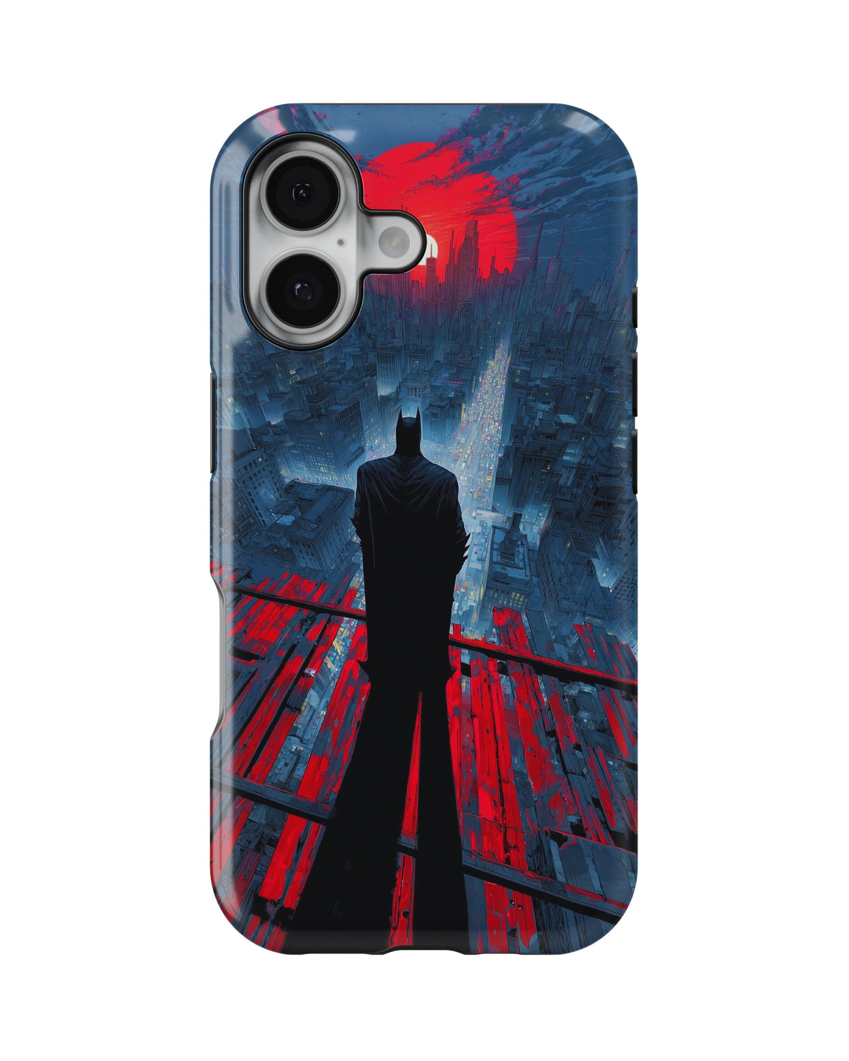 iPhone 16 Plus Tank Case | Superhero (Red Horizon)