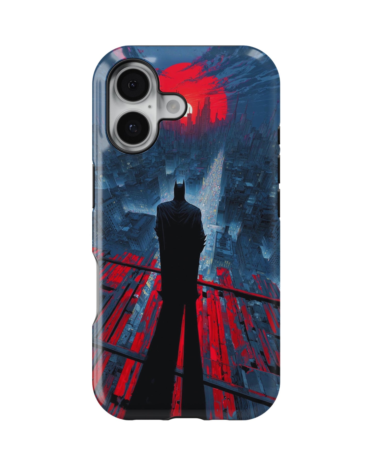 iPhone 16 Plus Tank Case | Superhero (Red Horizon)