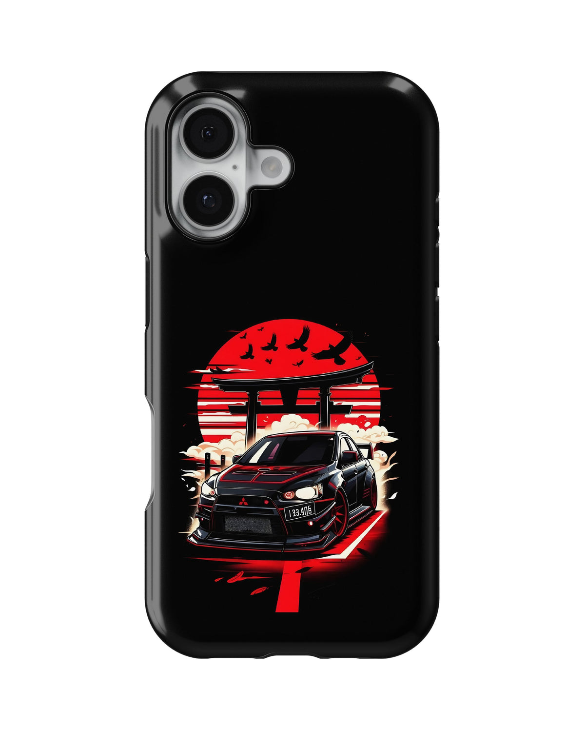 iPhone 16 Plus Tank Case | Sports Car (Rising Sun)