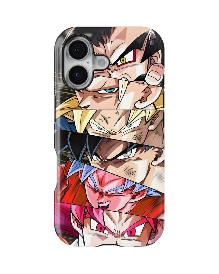 iPhone 17 Tank Case | Anime (Saiyan Faces)