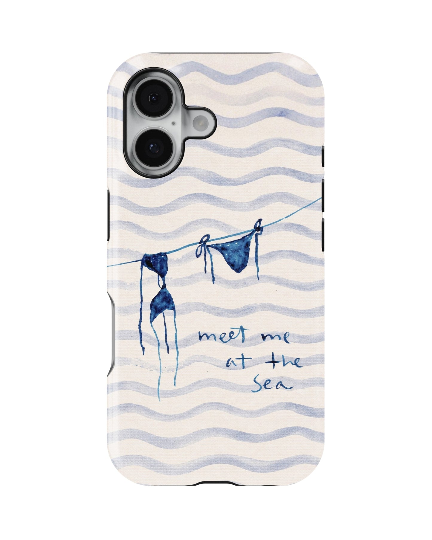 iPhone 16 Plus Tank Case | Girls Aesthetics (Sea Breeze)