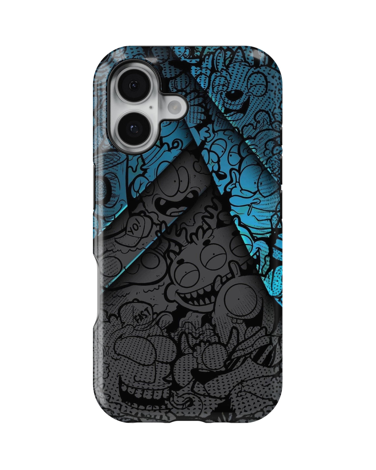 iPhone 16 Plus Tank Case | Modernism (Shadow Crowd)