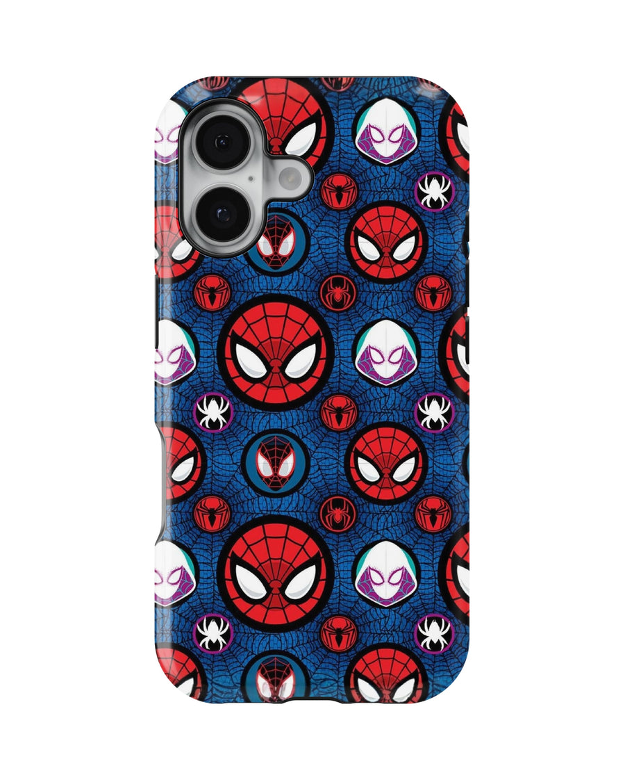 iPhone 17 Tank Case | Superhero (Spider Icons)