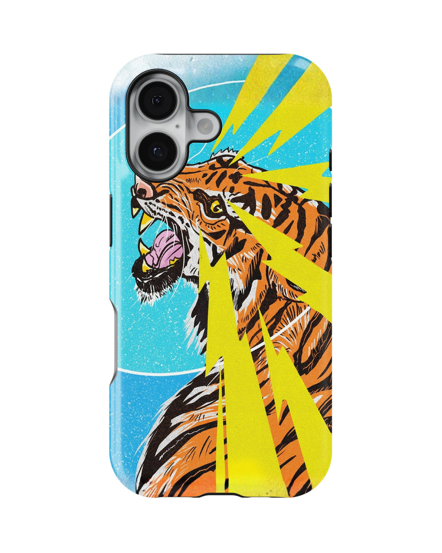 iPhone 16 Tank Case | Modernism (Thunder Roar)