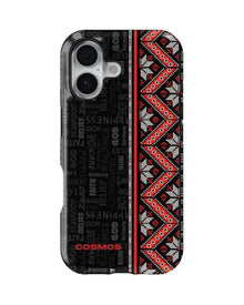 iPhone 17 Tank Case | Textures (Tribal Noir)