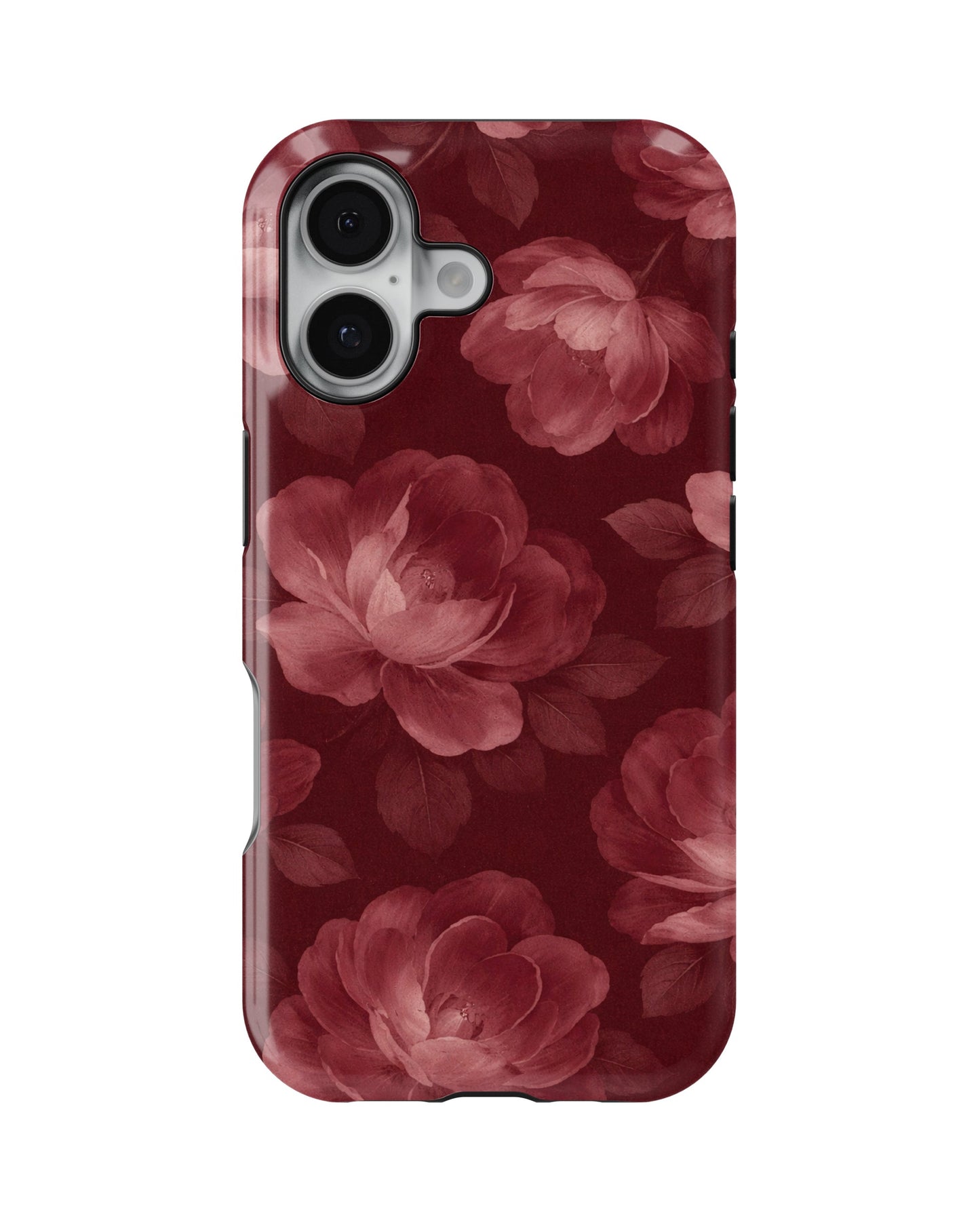iPhone 16 Plus Tank Case | Girls Aesthetics (Velvet Bloom)