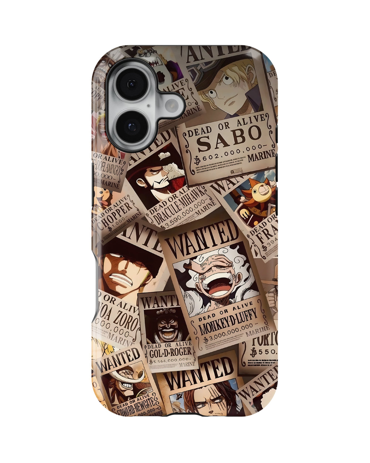 iPhone 16 Plus Tank Case | Anime (Wanted Luffy)