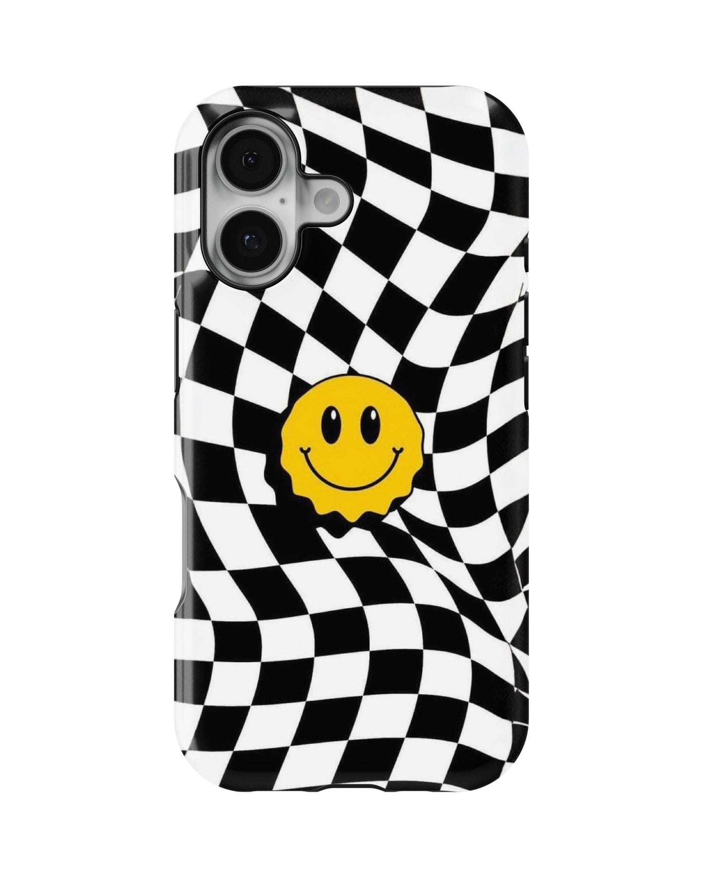 iPhone 16 Plus Tank Case | Modernism (Warped Smile)