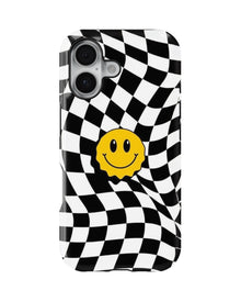 iPhone 16 Plus Tank Case | Modernism (Warped Smile)