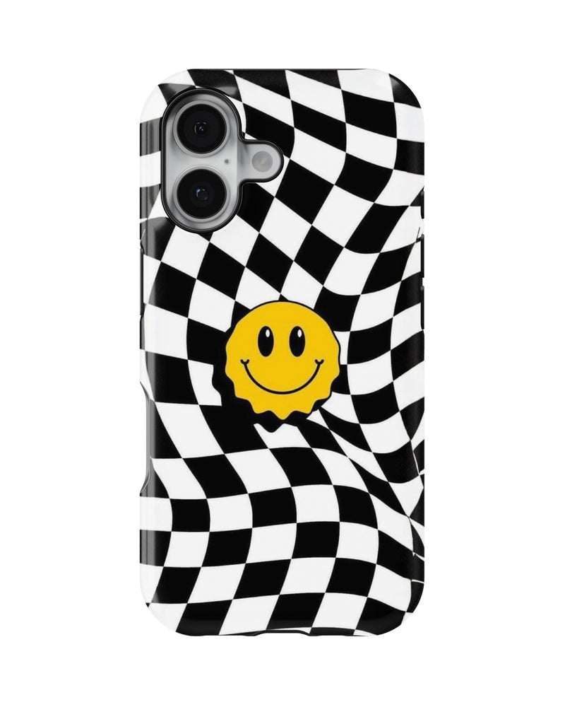 iPhone 16 Plus Tank Case | Modernism (Warped Smile)