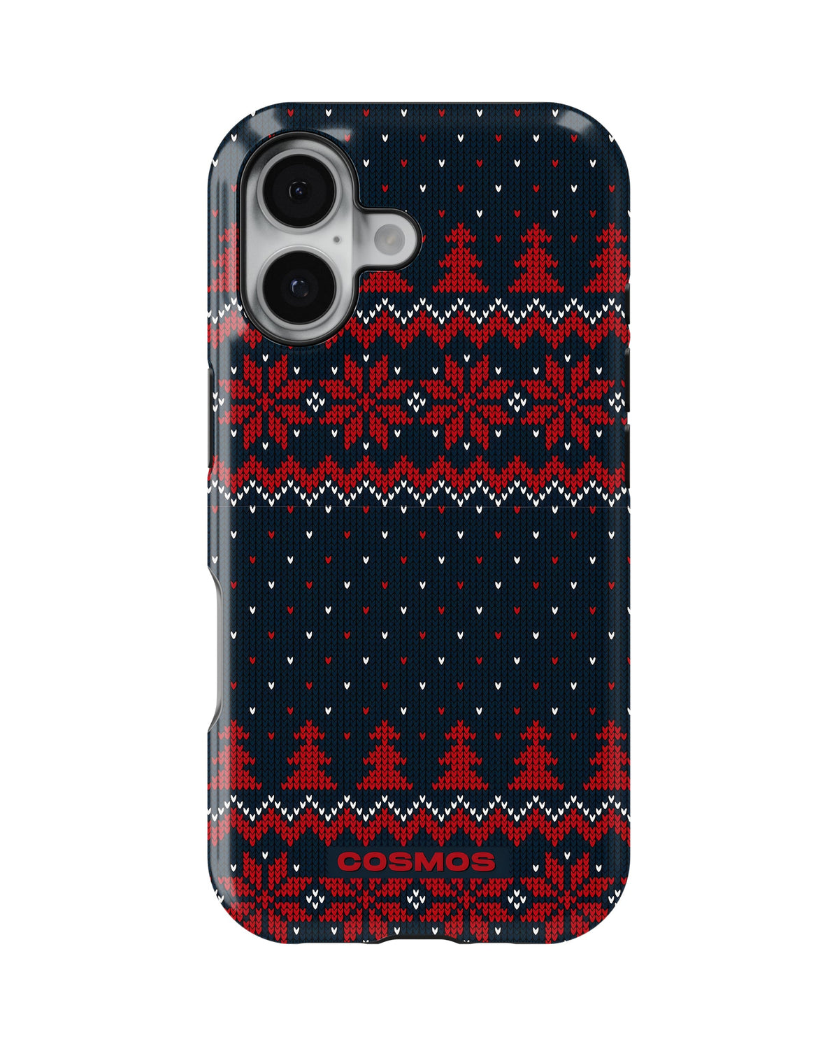 iPhone 17 Tank Case | Textures (Winter Pines)