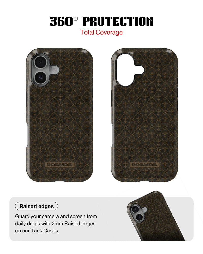 iPhone 17 Tank Case | Textures (Antique Fleur)