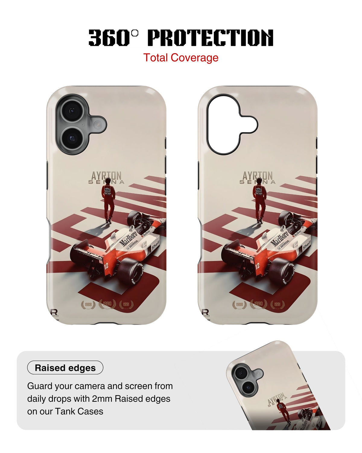 iPhone 16 Plus Tank Case | Formula 1 (Ayrton Senna)